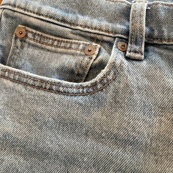 AE stretch barrel jeans Sz 8 short - Picture 5 of 14